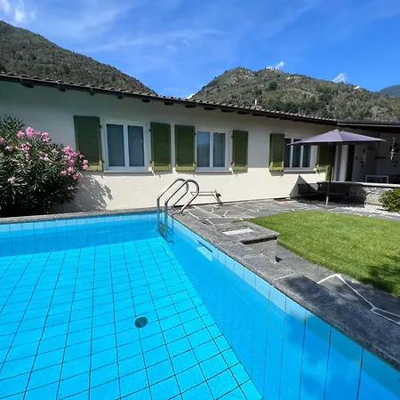 Casa Medusa - Con Piscina, A 2 Minuti Dalla Stazione Verscio Exterior photo